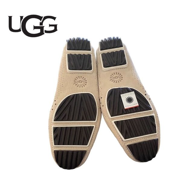 NEW UGG Men\'s Bel Air Venetian Perf Leather Slip On Moc Driving Loafers 7 main image 4